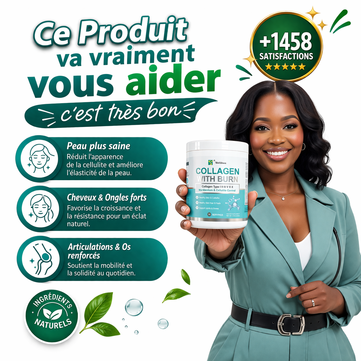 Collagène Marin NUVILINE pour homme et femme