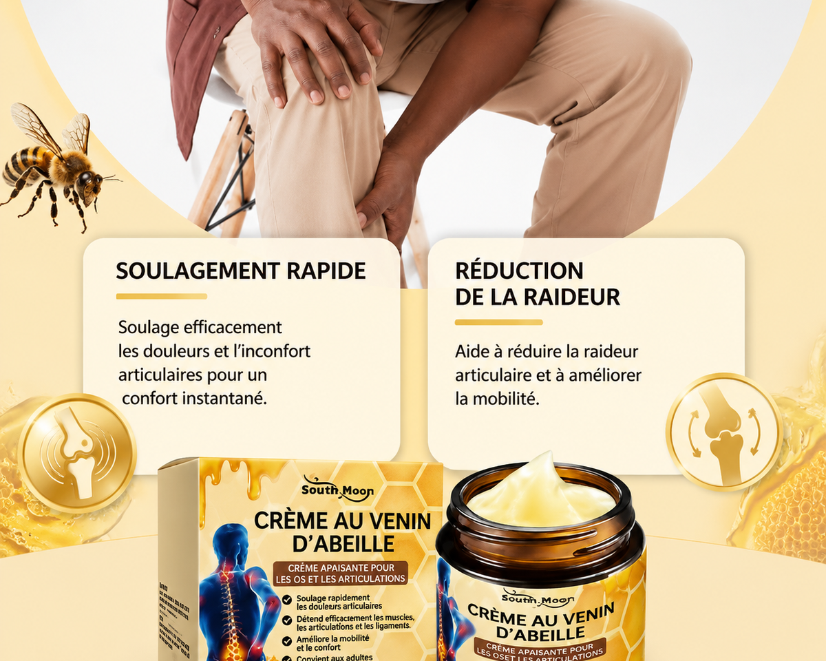 ''BEE Venom'' Crème Soin Articulations & Confort Musculaire_CI