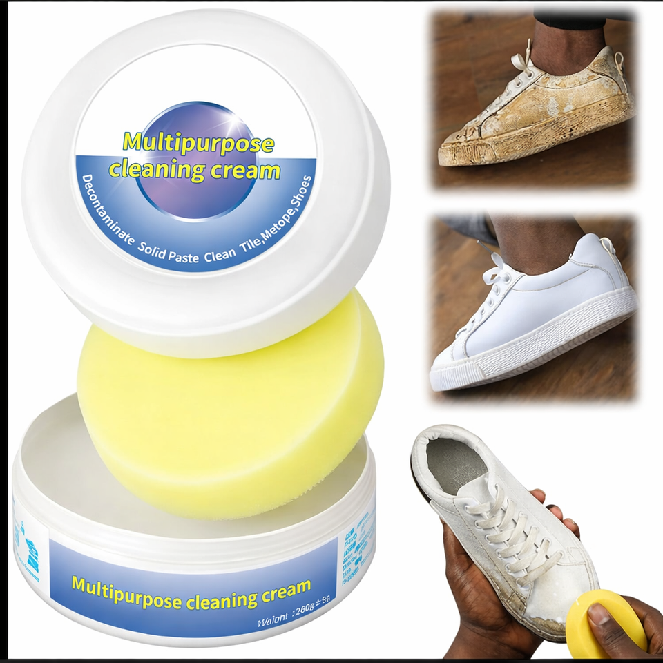 Crème nettoyante pour chaussure