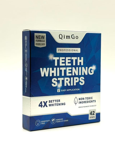Tiras branqueadoras profissionais para dentes QimGo