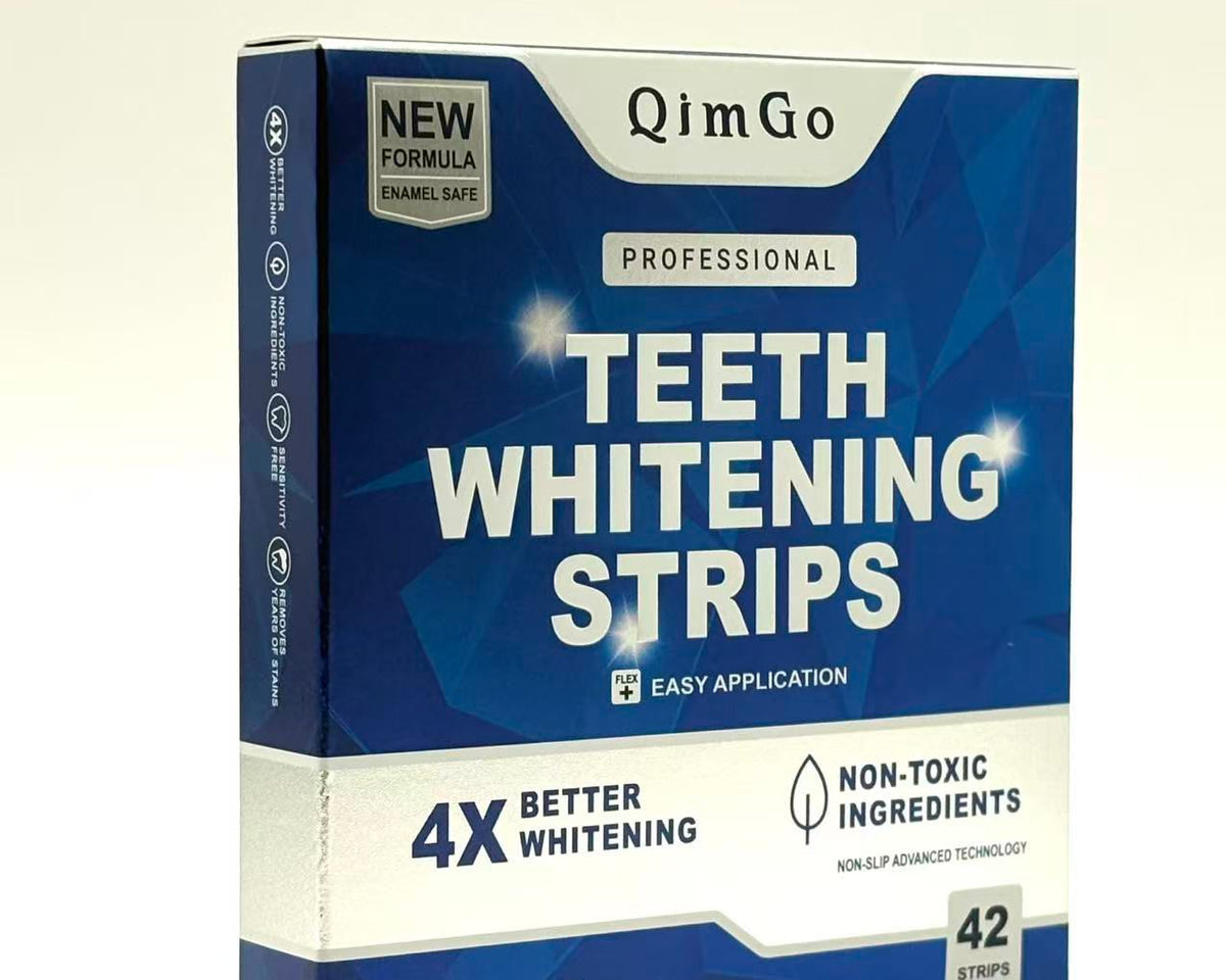 Tiras branqueadoras profissionais para dentes QimGo