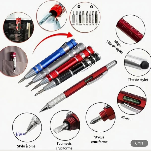 STYLO 14-EN-1 – L’ALLIÉ DE TOUS LES PROS ET BRICOLEURS